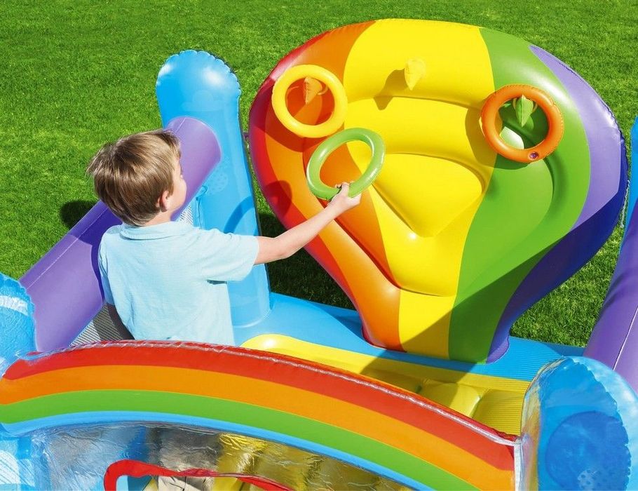 Прочный надувной батуте (175×173×137). БЕСПЛАТНО Доставка