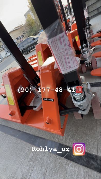 Roxli,Rohli,Транспалет Рохля YURG Немецкий