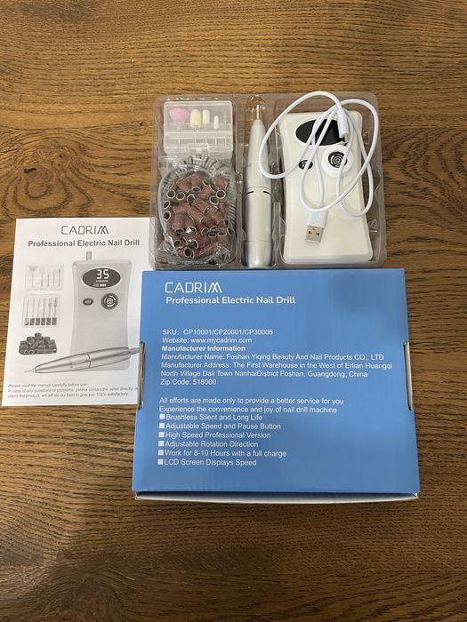 Електрическа пила за маникюр Cadrim CP10001/CP20001
