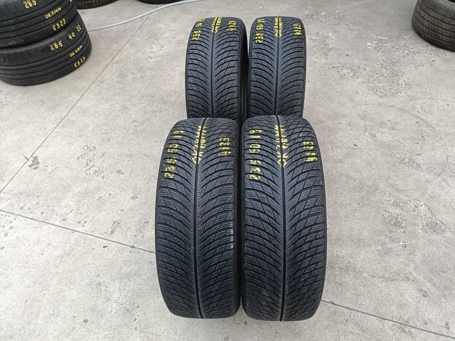 Set 4 anvelope iarna 235 50 19 michelin pilot alpin 5 profil 7,8 mm dot 4123