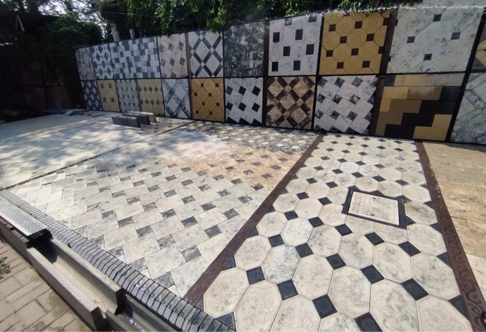 Брусчатка траьурные плитки все виды