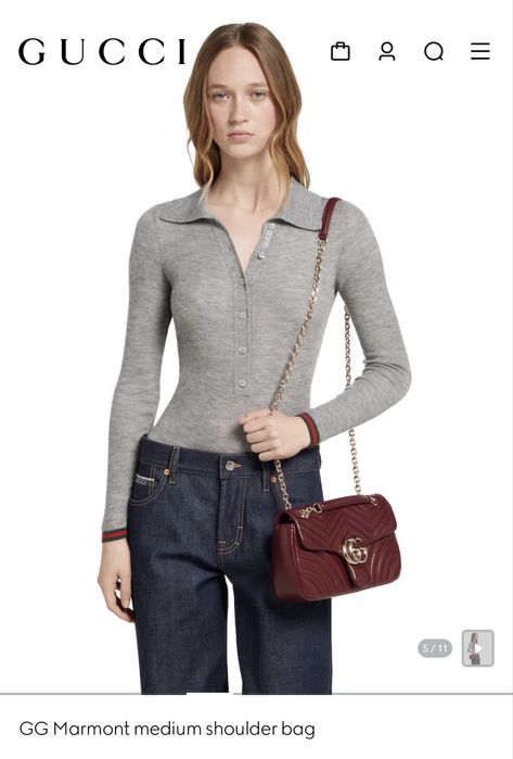 Сумка Gucci Гуччи marmont medium