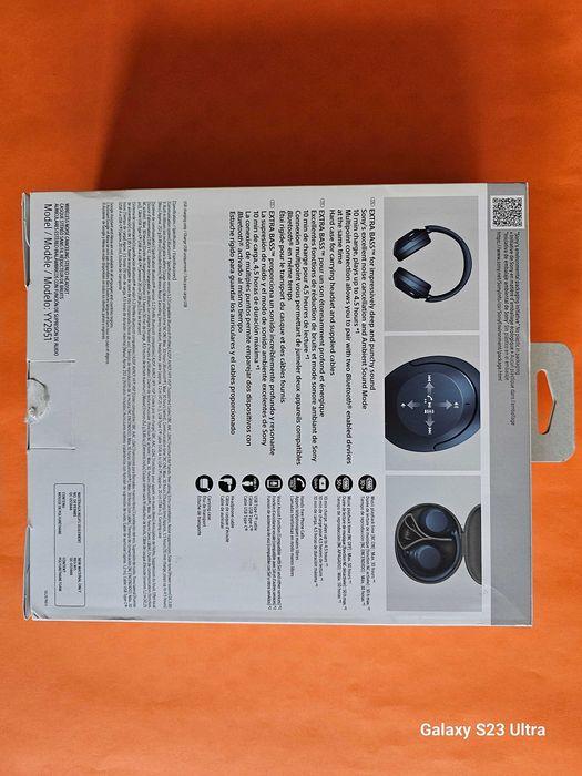 Слушалки SONY WH-XB910N Extra Bass