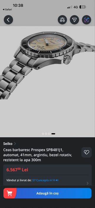 Vand SEIKO prospex 41mm