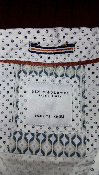 Из США, стильная мужская рубашка бренда "Denim & Flower".Цена 170.000