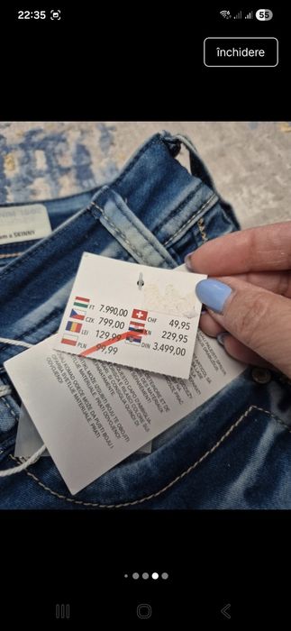 Blugi skinny in 2 nuante