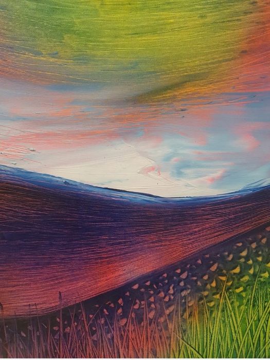 Pictura originala Nelus Oana 2016, Peisaj, ulei pe canvas, 70x50 cm