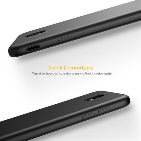 Husa pentru Samsung Galaxy J5 2017, GloMax Perfect Fit, Negru