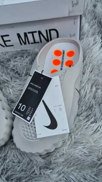 Nike Mind 001 Light Silver Gray Slides (36-44 номер)