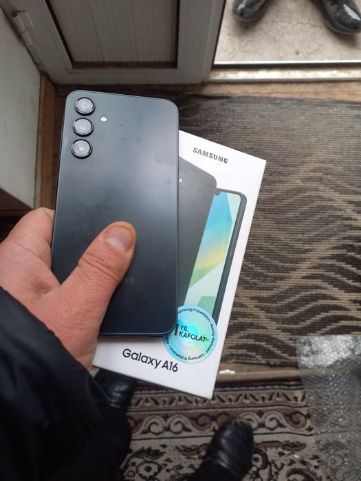 A16 Samsung ideal tiniq 128GB hotirasi 6GB aperativkasi karobka bor.