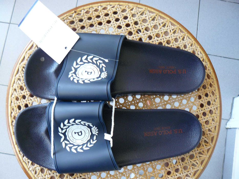Slapi/Papuci Plaja U.S. POLO ASSN NAVY Pt. Barbati,Originali,Noi Nr 44