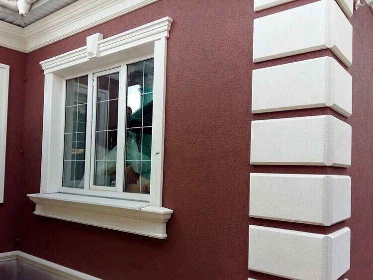 Облицовка дома из пенопласта