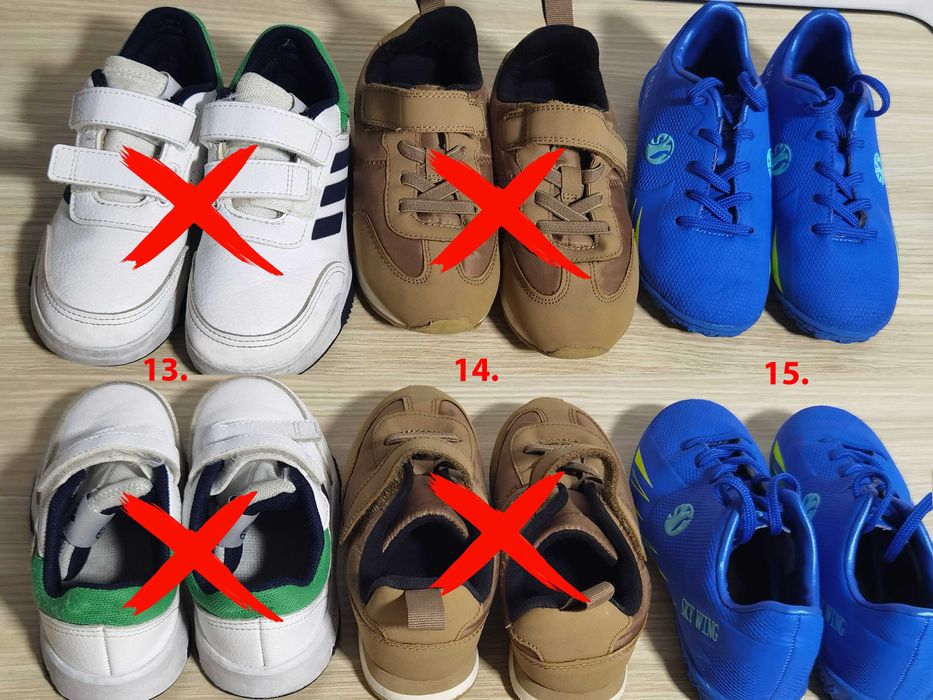 Adidasi Ghete Pantofi Sport Copil Marimea 25/26/27/28 Fotbal Transp0