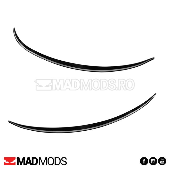 Eleron lip portbagaj haion Universal, Negru Lucios, Bmw Audi Skoda etc