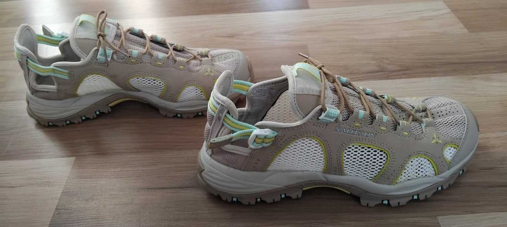 Дамски туристически сандали, мрежести - Salomon Techamphibian