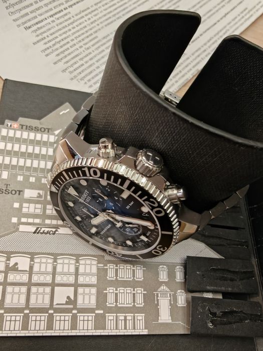 TISSOT-Sport/Seastar 1000 Chronograph НОВО  Кварцов  хронограф