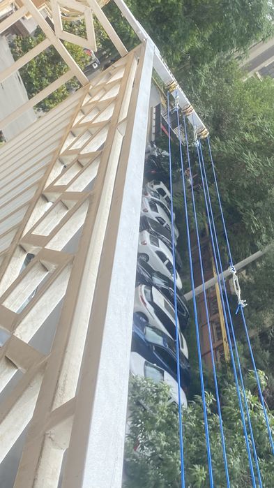 Козырек Ролик для белья установка реставрация