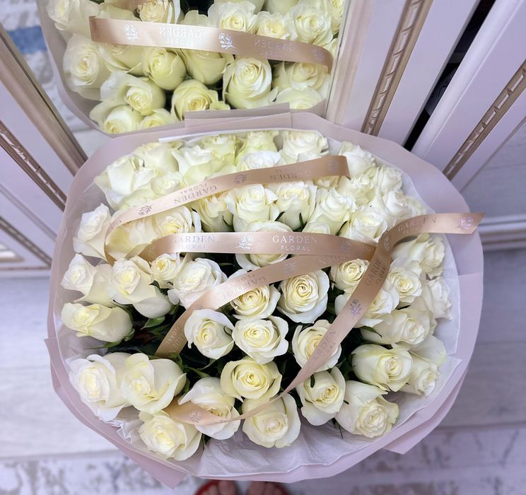 Свежий букет 51 роза