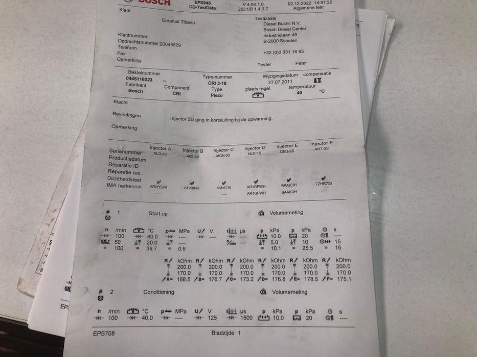 Injector Audi A6 facelift 4f, C6 059130277AR 2.7, 3.0 tdi; 2.7 tdi CEX