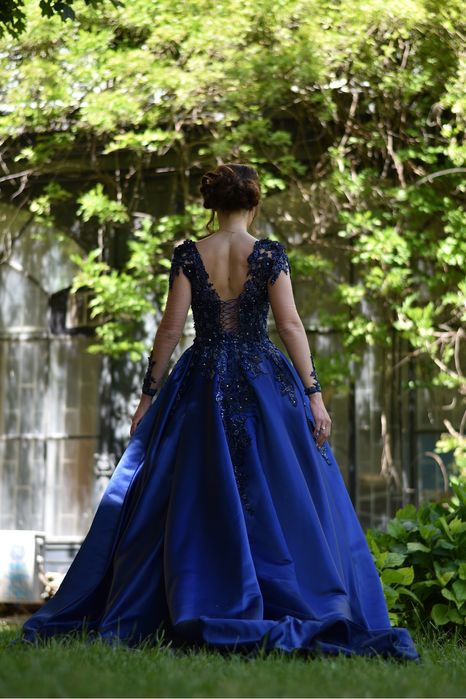 Бална сатенена рокля от Истанбул