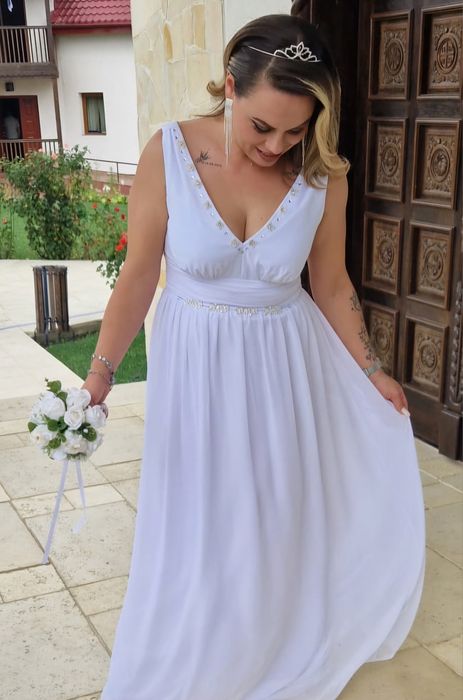 Rochie alba cununie