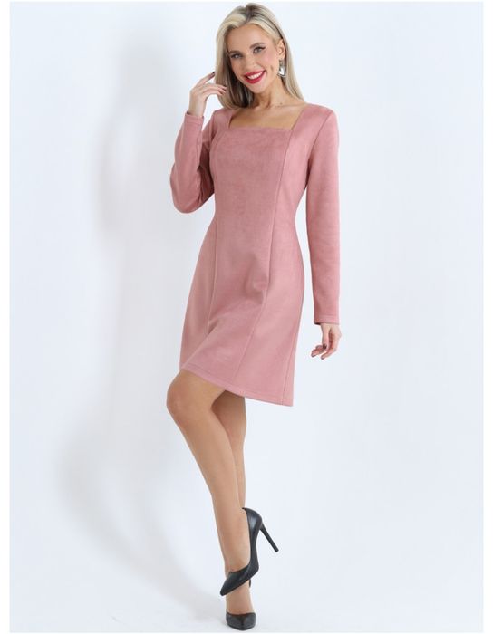 Женское платье под велюр