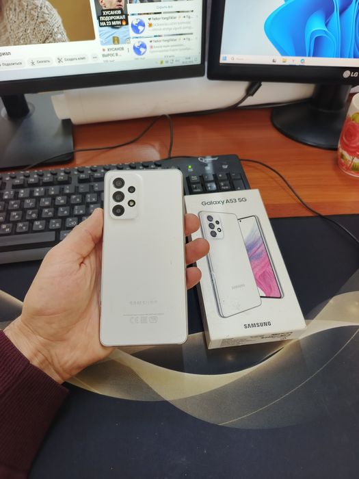Samsung A53 5G 6/128gb(2023) iwlawi zur aybi yuq tozza telefon