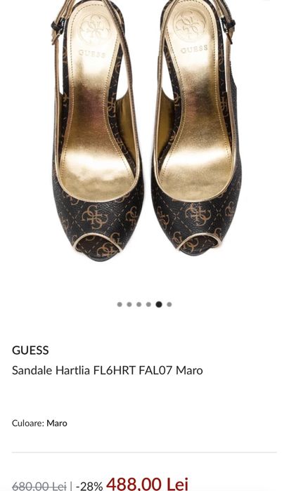 Vand Pantofi/sandale Guess,produs NOU - marimea 36/37