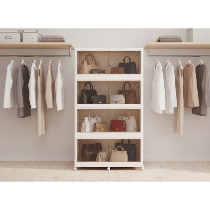 Dulap de depozitare modular si pliabil (două bucăți)