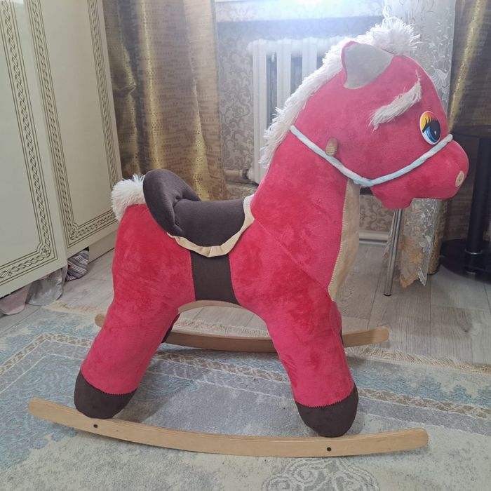 Детская кочалка лошадка