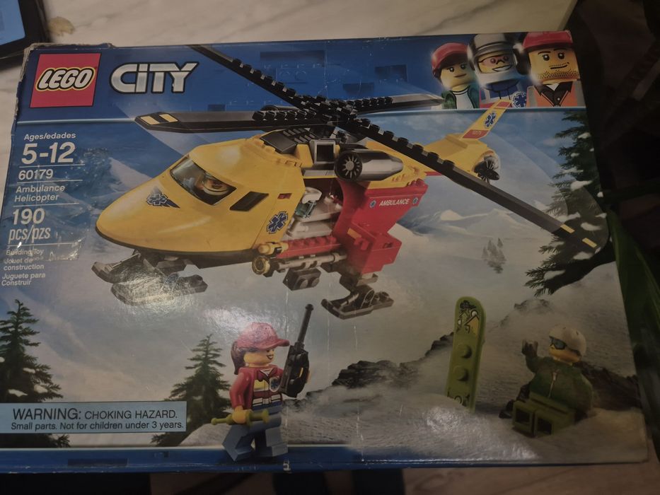 Лего жёлтый вертолёт бу