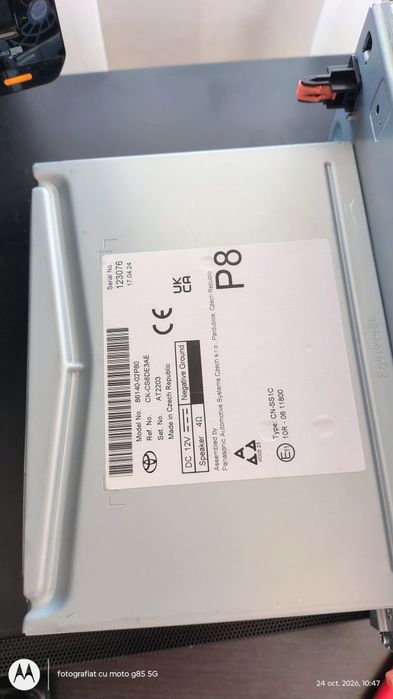 Navigatie Toyota Corolla 2025, model 86140-02P80,