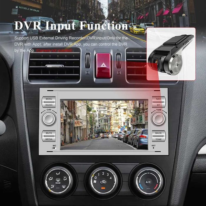 Мултимедия за Ford Transit FIESTA FOCUS GALAXY 2DIN Android Навигация