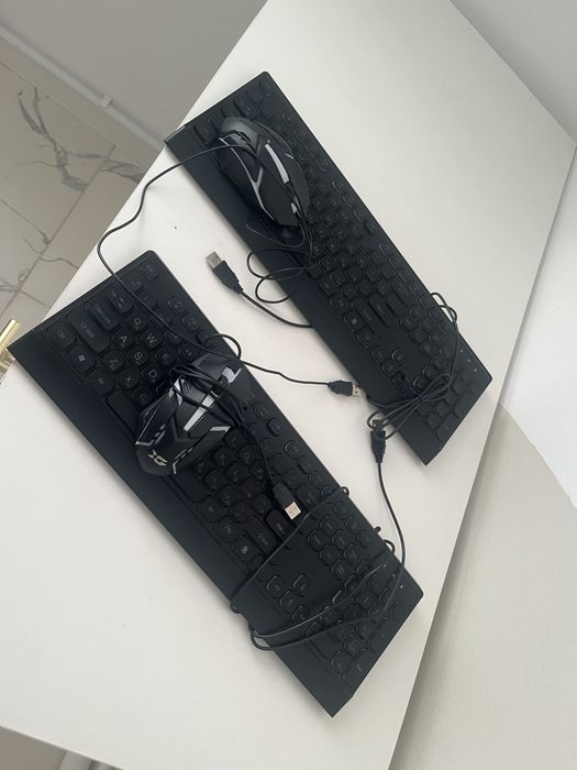 Клавиатура и мышь 4шт