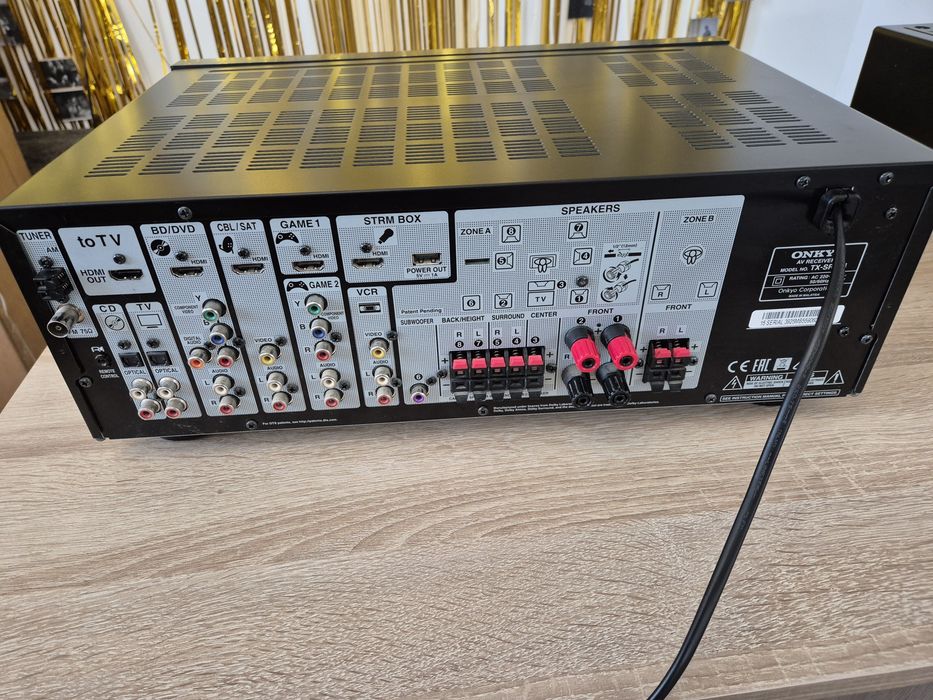 Receiver 7.1 Onkyo TX-SR444 - Dolby Atmos - 4K - impecabil