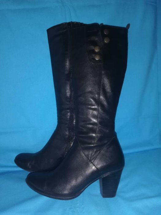 Дамски кожени ботуши, Размер 40