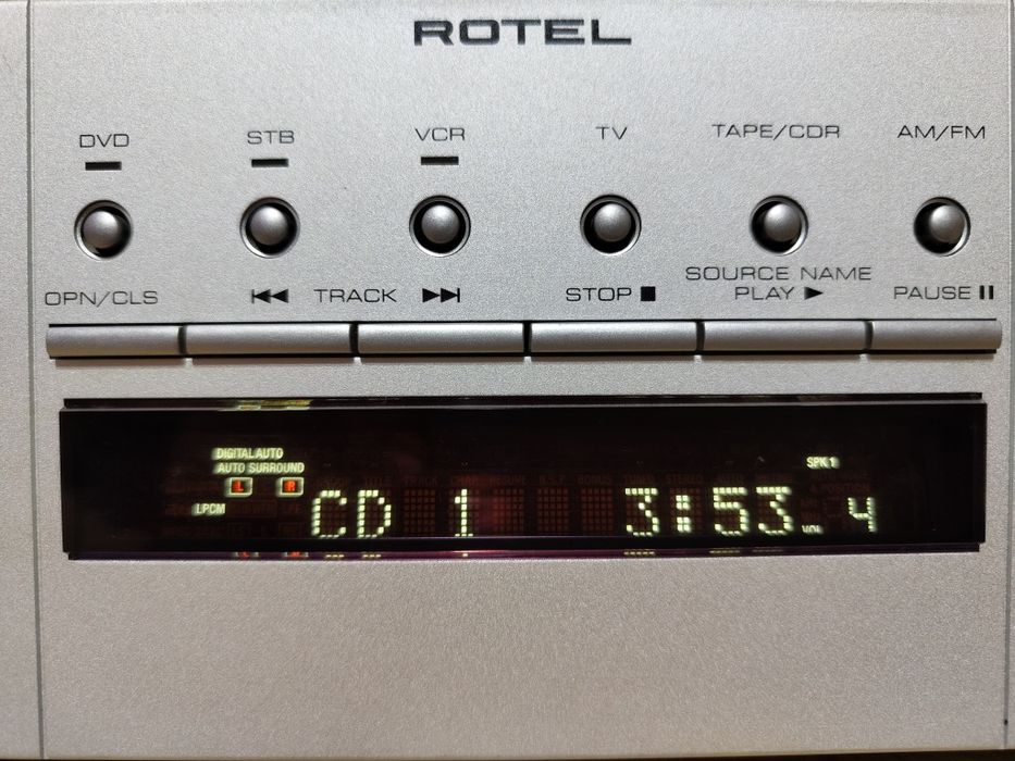 Amplificator,receiver Dvd,Cd,radio Rotel RSDX-02  5+1, mp3 , Dolby