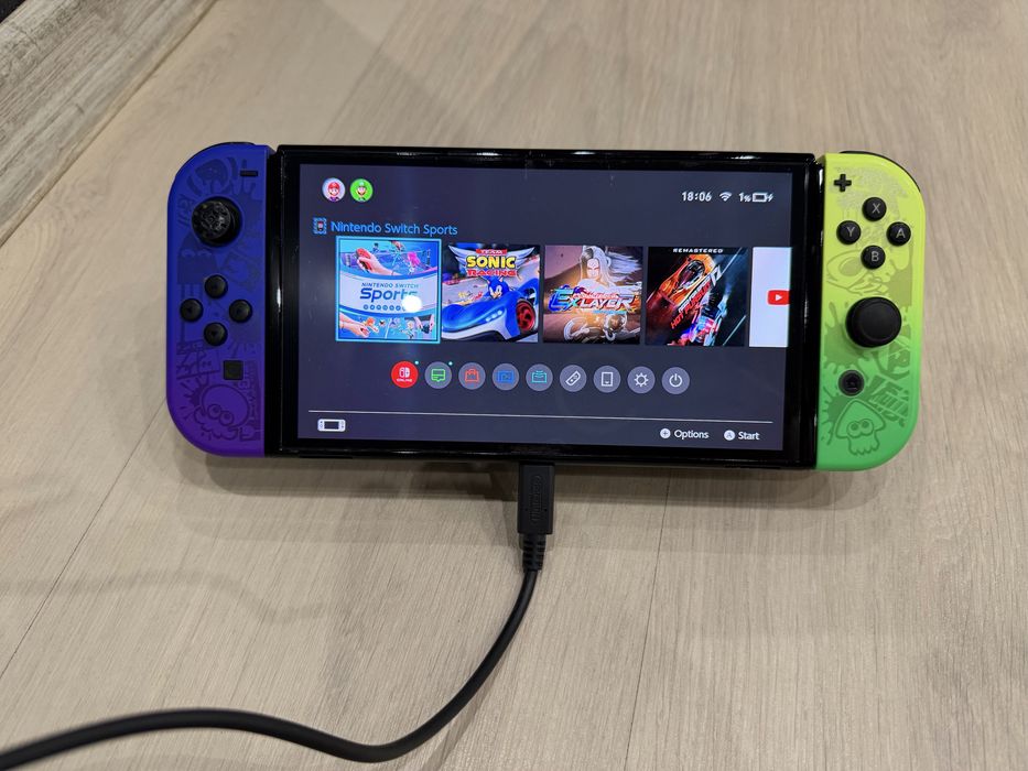 Nintendo switch oled splatoon 3 edition