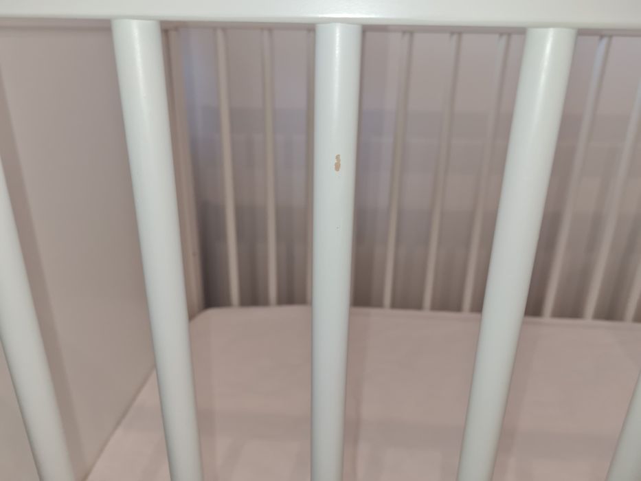 Бебешко креватче IKEA+ матрак Magniflex Pierre Carden + протектор