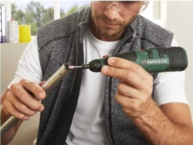 Masina de gaurit, slefuit fin, cu acumulator - 12V Parkside PFBS 12 C7