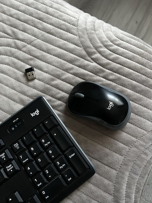 Tastatură și mouse Logitech, negru