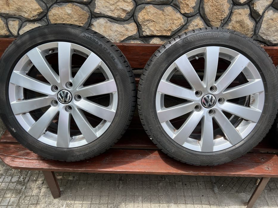 КАТО НОВИ!!! Джанти 17 5х112 Фолксваген Оригинални Djanti 17 5x112 VW Originalni