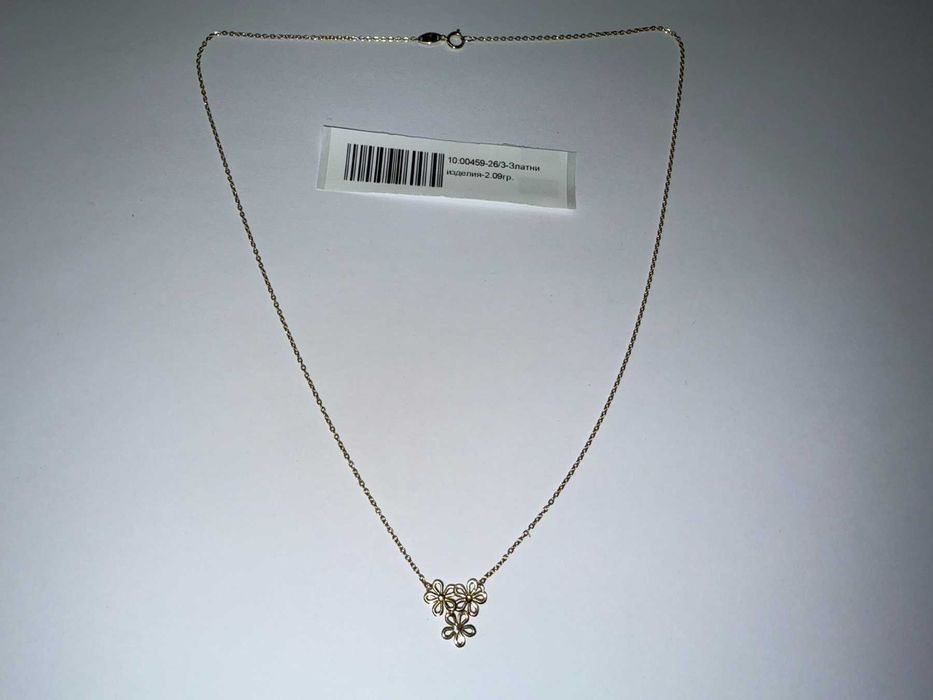 Златно дамско колие - 2.09гр. - 14К