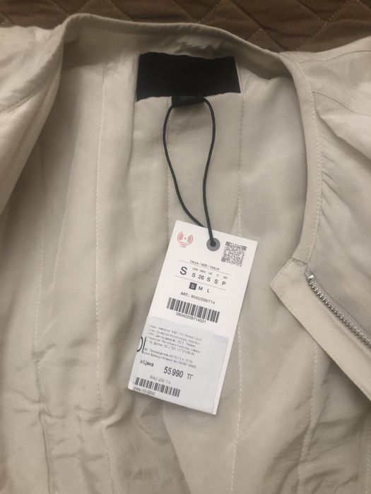 Стеганная куртка zara