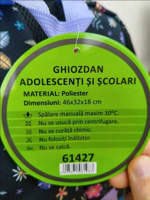 Rucsac Ghiozdan scolari ECADA 61481 School Backpack