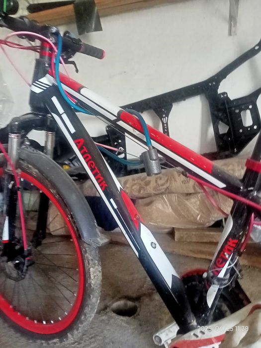 Велосипед на ходу