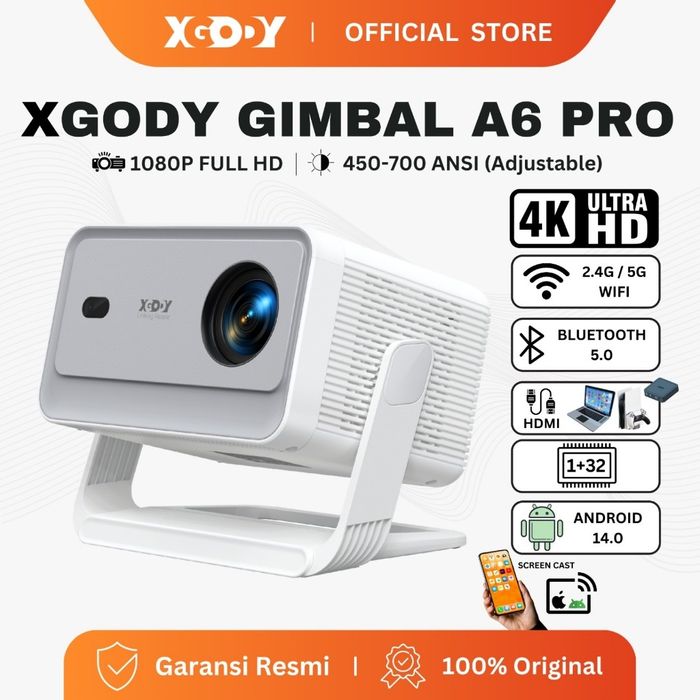 Топ Цена !WiFi6 , 4K , Smart Проектор с вграден Android и приложения