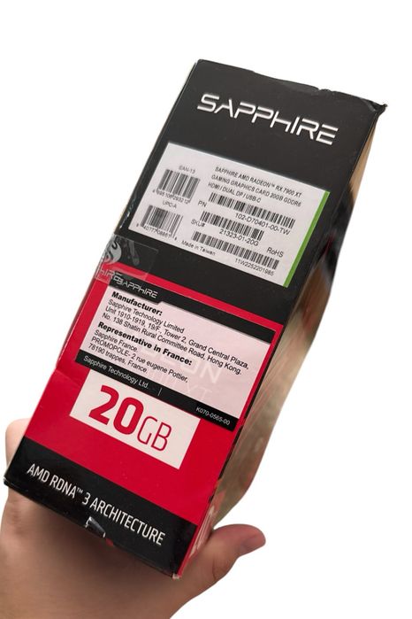 Placa Video Sapphire AMD Radeon RX 7900 XT  20GB Vram