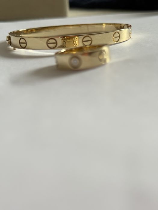 Золотой браслет Cartier