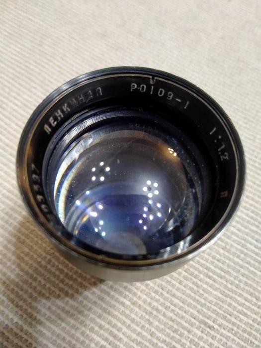 Объектив кинопроекционный ро-109-1 П  1,2/50 и 16кп-1,2/35